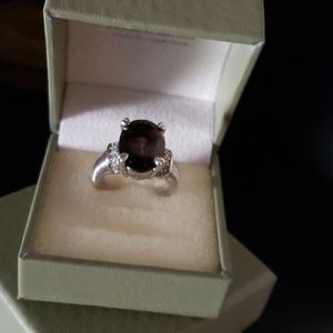 🛍Judith  Ripka Gorgeous Smoky  Quartz Ring.